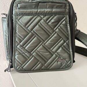 Lug Quilted Olive Messenger Bag